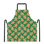 Cute Gingerbread Man Pattern Print Apron