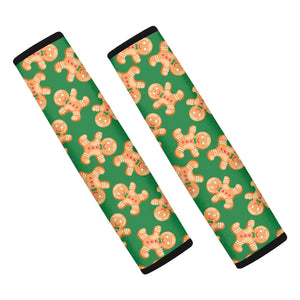 Cute Gingerbread Man Pattern Print Car Seat Belt Covers