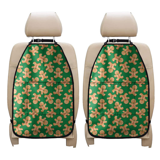 Cute Gingerbread Man Pattern Print Car Seat Organizers