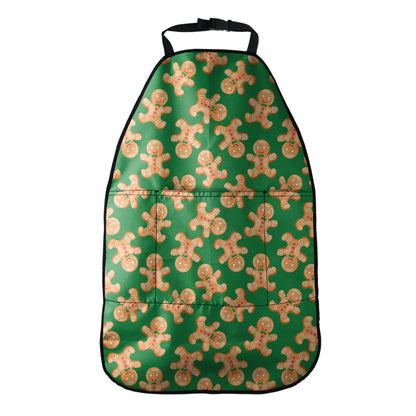 Cute Gingerbread Man Pattern Print Car Seat Organizers