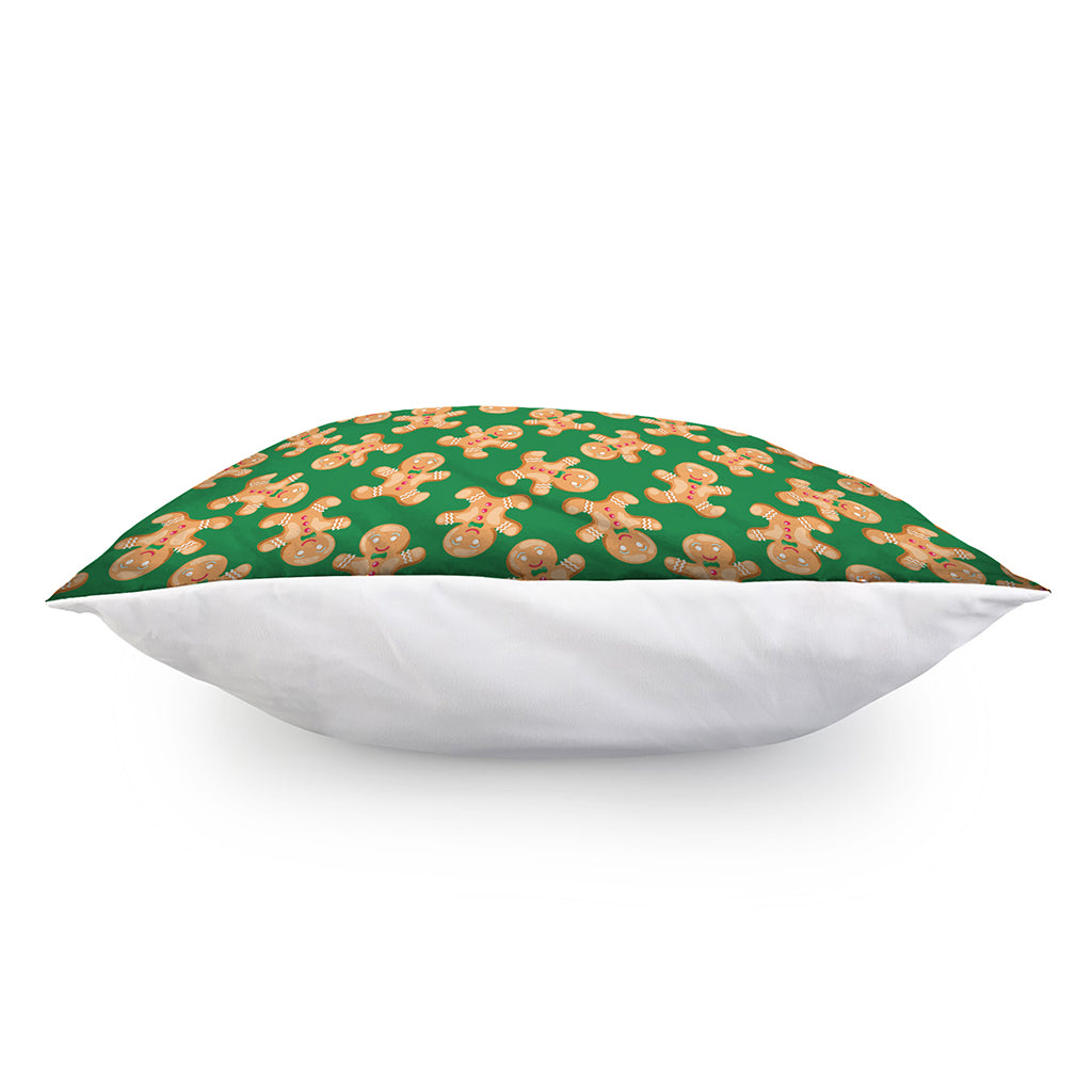 Cute Gingerbread Man Pattern Print Pillow Cover