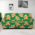 Cute Gingerbread Man Pattern Print Sofa Cover
