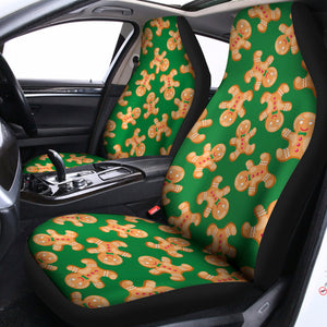 Cute Gingerbread Man Pattern Print Universal Fit Car Seat Covers