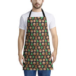 Cute Gingerbread Pattern Print Apron