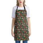 Cute Gingerbread Pattern Print Apron
