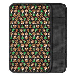 Cute Gingerbread Pattern Print Car Center Console Cover