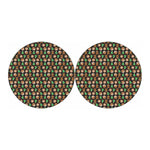 Cute Gingerbread Pattern Print Car Coasters