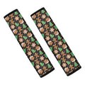 Cute Gingerbread Pattern Print Car Seat Belt Covers
