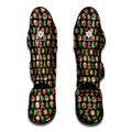 Cute Gingerbread Pattern Print Muay Thai Shin Guards