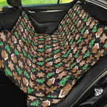 Cute Gingerbread Pattern Print Pet Car Back Seat Cover