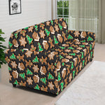 Cute Gingerbread Pattern Print Sofa Cover