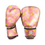 Cute Giraffe Pattern Print Boxing Gloves