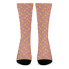 Cute Giraffe Pattern Print Crew Socks