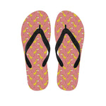 Cute Giraffe Pattern Print Flip Flops