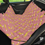 Cute Giraffe Pattern Print Pet Car Back Seat Cover