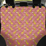 Cute Giraffe Pattern Print Pet Car Back Seat Cover