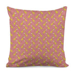 Cute Giraffe Pattern Print Pillow Cover