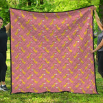 Cute Giraffe Pattern Print Quilt