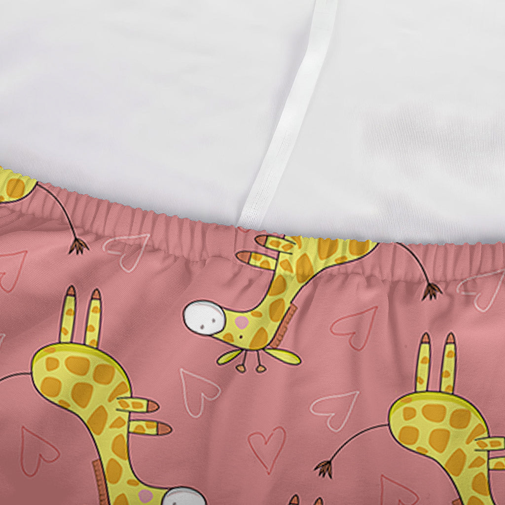 Cute Giraffe Pattern Print Sofa Cover