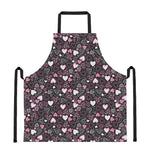 Cute Girly Heart Pattern Print Apron