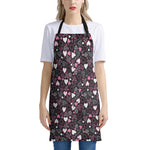 Cute Girly Heart Pattern Print Apron