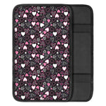 Cute Girly Heart Pattern Print Car Center Console Cover