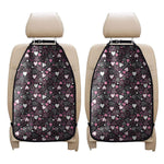 Cute Girly Heart Pattern Print Car Seat Organizers
