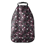 Cute Girly Heart Pattern Print Car Seat Organizers