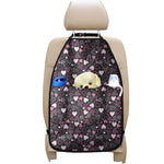 Cute Girly Heart Pattern Print Car Seat Organizers