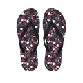 Cute Girly Heart Pattern Print Flip Flops