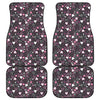 Cute Girly Heart Pattern Print Front and Back Car Floor Mats