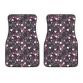 Cute Girly Heart Pattern Print Front Car Floor Mats