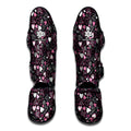 Cute Girly Heart Pattern Print Muay Thai Shin Guards