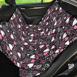 Cute Girly Heart Pattern Print Pet Car Back Seat Cover