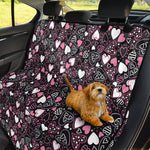 Cute Girly Heart Pattern Print Pet Car Back Seat Cover