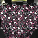 Cute Girly Heart Pattern Print Pet Car Back Seat Cover