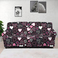 Cute Girly Heart Pattern Print Sofa Cover