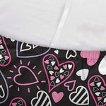 Cute Girly Heart Pattern Print Sofa Cover