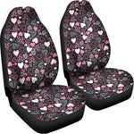Cute Girly Heart Pattern Print Universal Fit Car Seat Covers