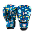 Cute Girly Unicorn Pattern Print Boxing Gloves