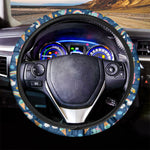 Cute Girly Unicorn Pattern Print Car Steering Wheel Cover