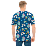 Cute Girly Unicorn Pattern Print Men's T-Shirt