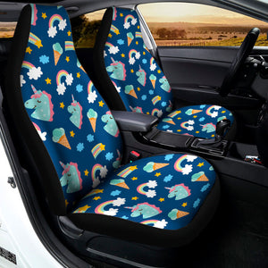 Cute Girly Unicorn Pattern Print Universal Fit Car Seat Covers