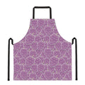 Cute Grape Pattern Print Apron