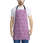 Cute Grape Pattern Print Apron