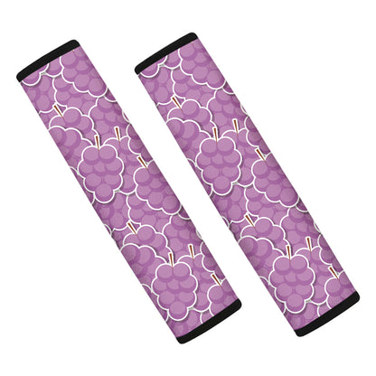 Cute Grape Pattern Print Car Seat Belt Covers