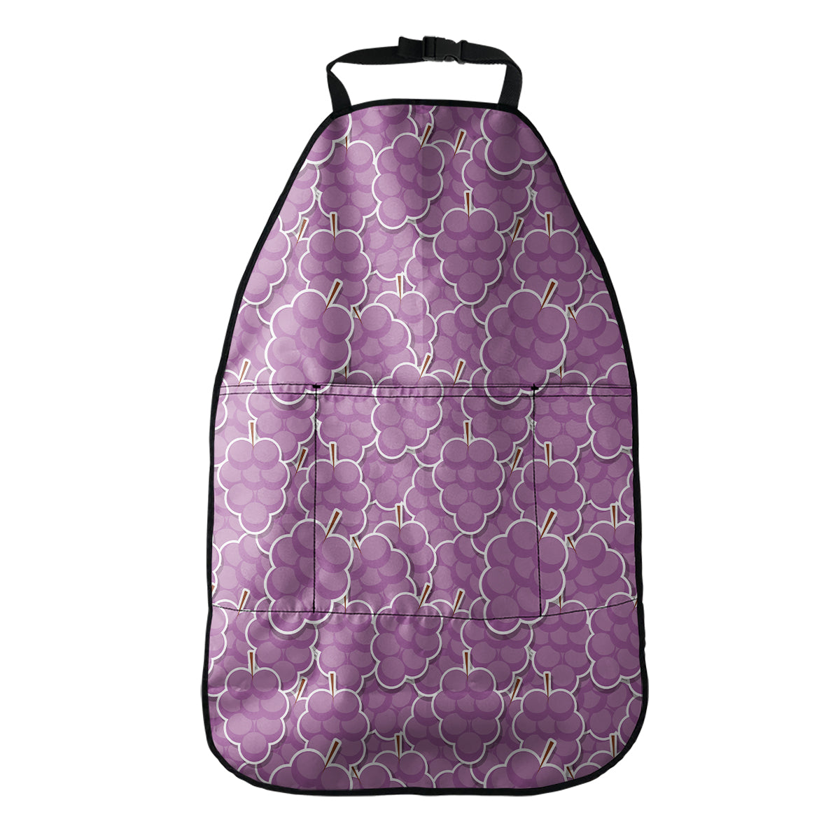 Cute Grape Pattern Print Car Seat Organizers