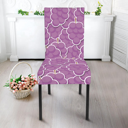 Cute Grape Pattern Print Dining Chair Slipcover
