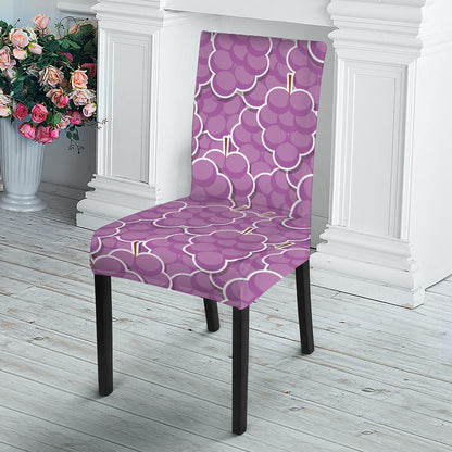 Cute Grape Pattern Print Dining Chair Slipcover