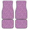 Cute Grape Pattern Print Front and Back Car Floor Mats